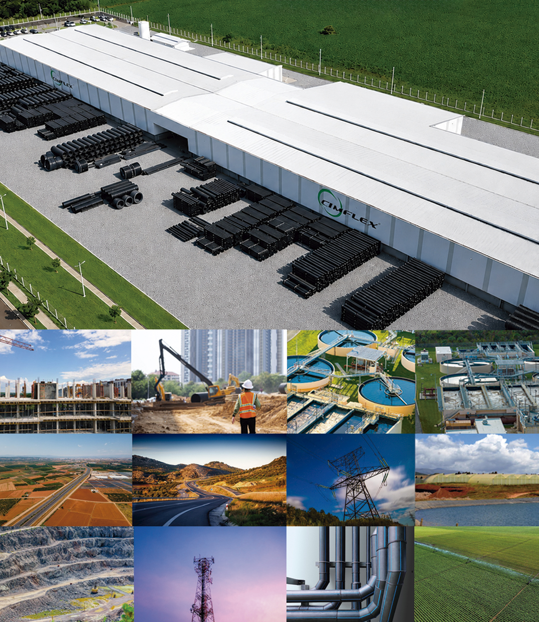 Obra de infraestrutura em saneamento